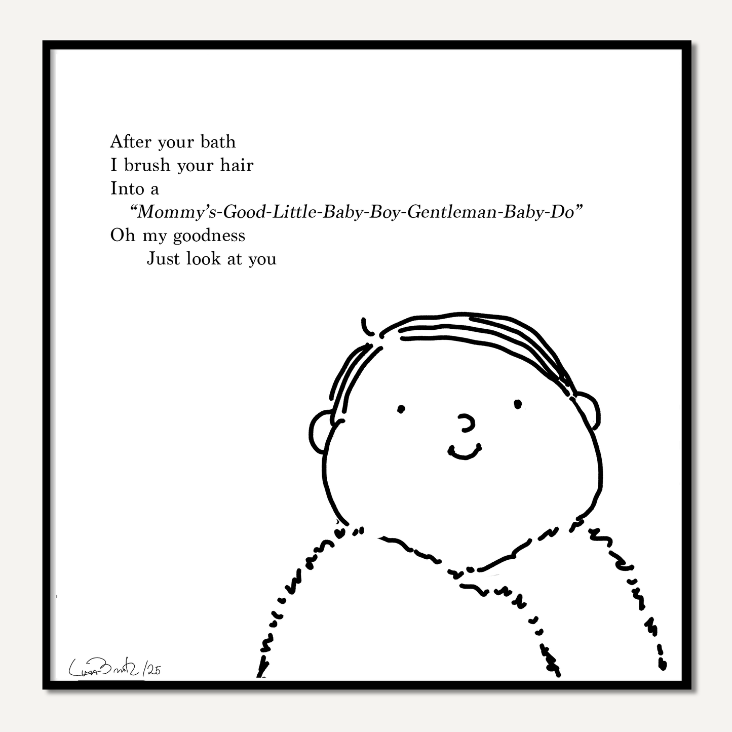 "Baby-do" - Signed Art Print