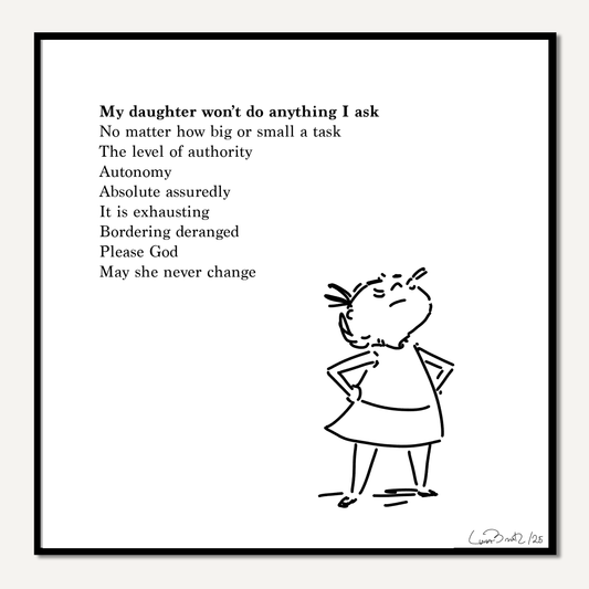 "My Daughter" - Signed Art Print